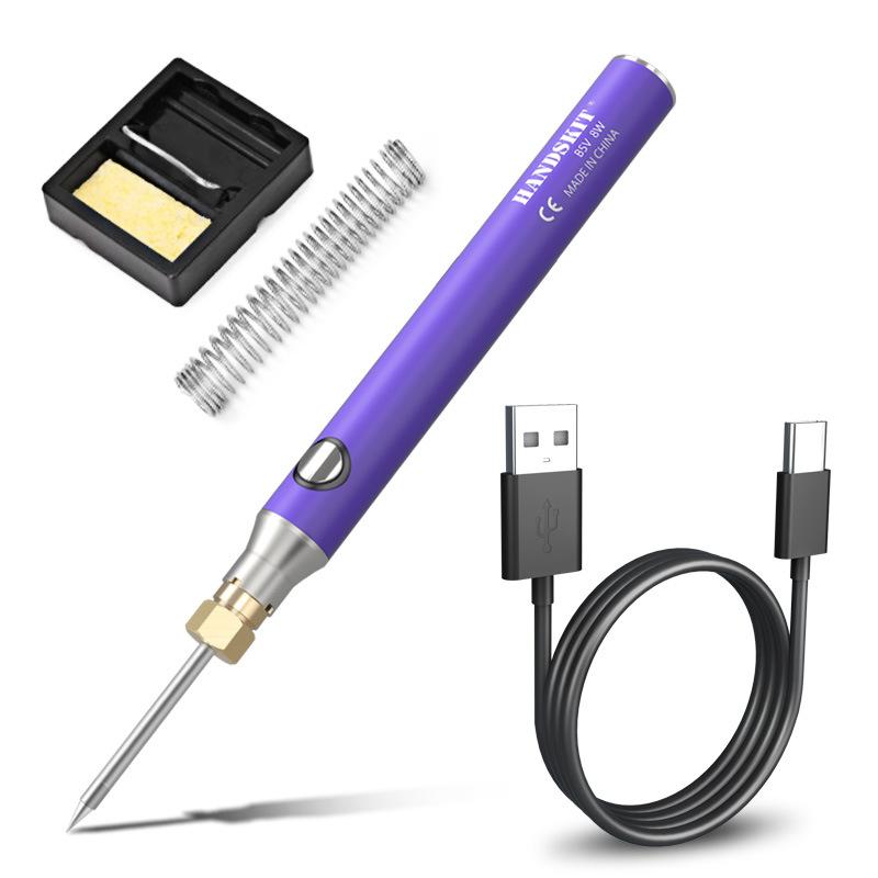 

USB-Charging Portable Wireless Soldering Iron Outdoor Welding and Repair Tool Kit