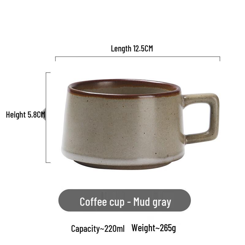 Diborlang Retro Coarse Ceramic Coffee Ware