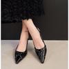 Fashion Fashion Female Sandals Red Fashion Heels Women Pumps Footwear Slingbacks Shoes For Pointed Toe Buckle Strap Ladies Heels Shoe