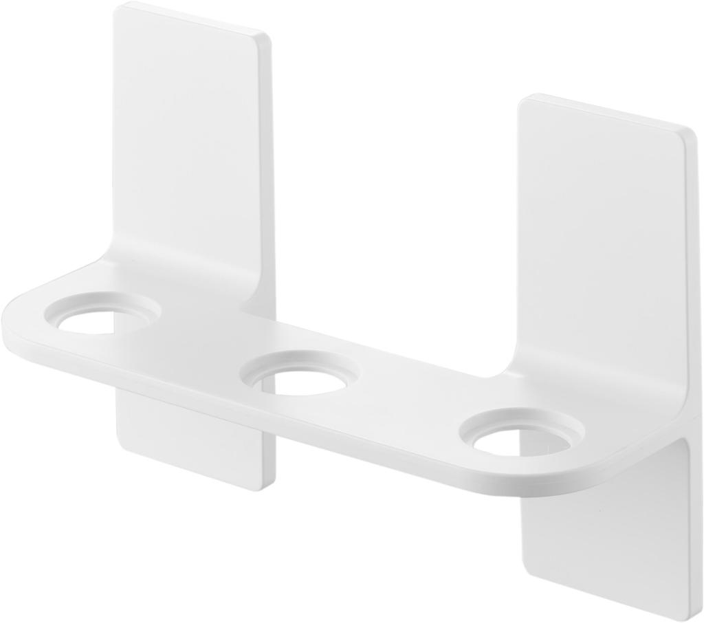 Yamazaki Magnetic Dispenser W25 x D9 x Floating Easy 10282 Holder, 3-Piece Set, White, H17cm, MIST, Storage, Installation,