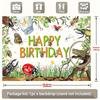 One birthday background fabric  featuring an insect theme. Perfect for decorating and taking photos for mini birthday parties.