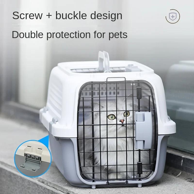 Pet Air Case Type Pet Cage Portable Travel Car Consignment Case Aircraft Air Transport Case Cat Carrier Pet Suitcase