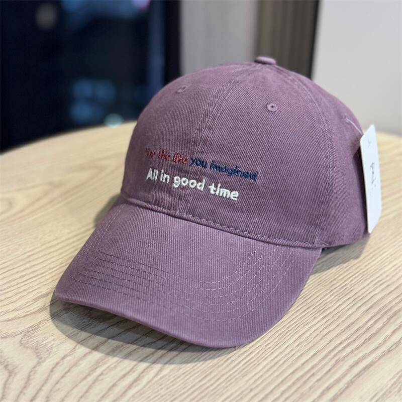 Autumn Big Head Circumference Hat Female Explosion Cap Men and Women Ins Show Small Face Widening Deepening Baseball Cap Tide
