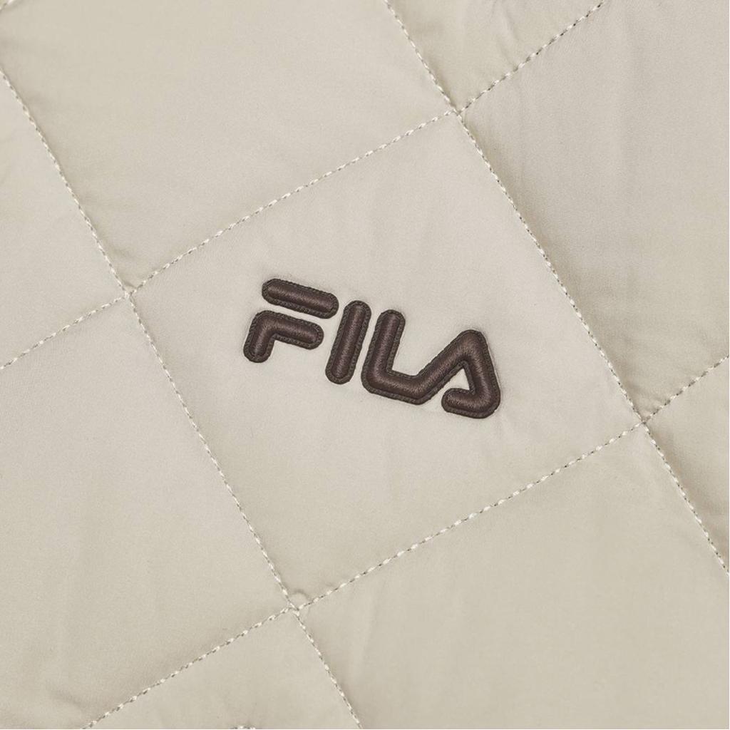 Fila Heritage Series Fashion Casual Warm Loose Cotton Jacket Women Jackets Initial-Yellow F11W518902F-LK