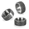 Vintage Style Circle Stainless Steel Men's Ring Trendy Band