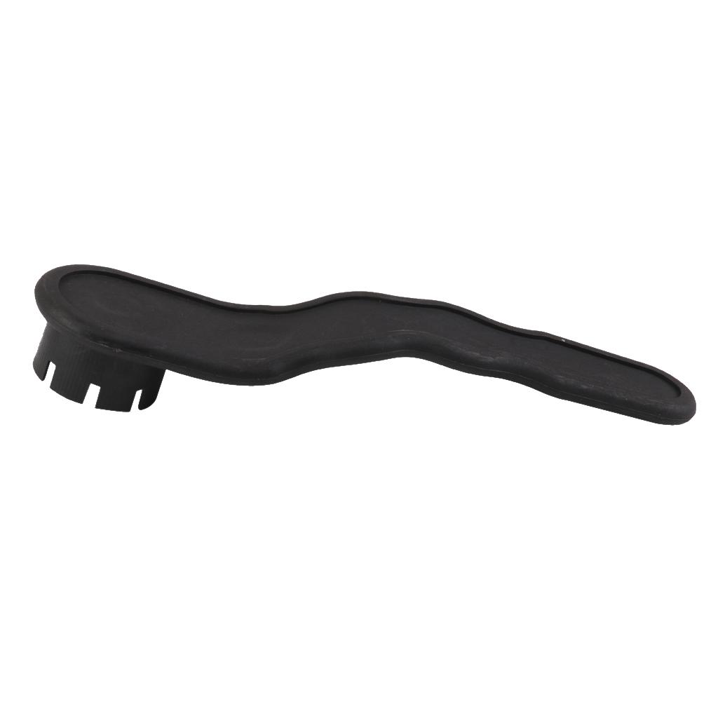 PVC Air Valve Wrench 8-Groove for Inflatable Boats Black