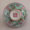 Qing Kangxi Rosa Emaille Blumenschale Kangxi Jahreszeichen Handbemalt Rotes Material Manuelle Bemalung