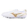 Mizuno Scarpe da Calcio Uomo Pro AG Suolo Artificiale Resistenti all'Abrasione Traspiranti Bianco Oro Sneakers P1GA239307