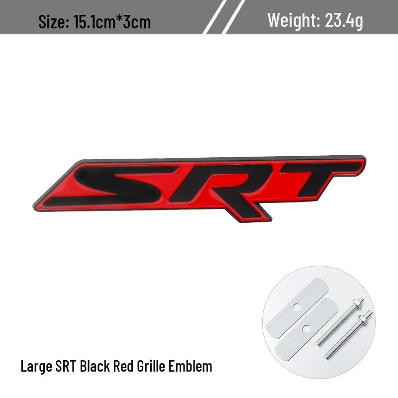 Dodge CHALLENGER Journey SRT Grille and Rear Emblem Metal Decorative Sticker