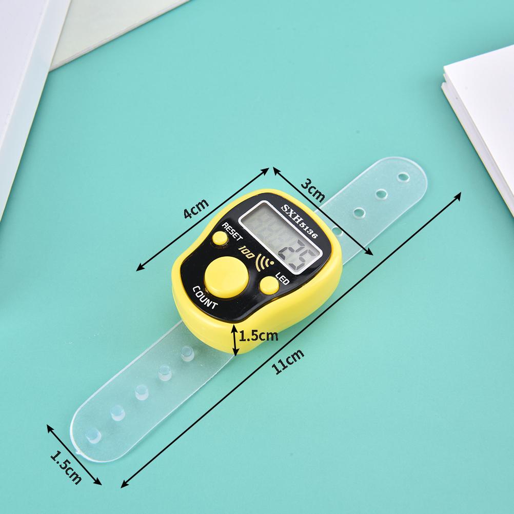 Stitch Marker Row Hand Tally Finger Counter Lcd Electric Digital Display
