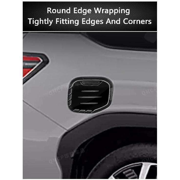 QHCP Car Fuel Tank Cover Protection ABS Gas Tank Cap Petrol Cover Anti-scratch Fit For Subaru Forester 2025 Exterior Accessories