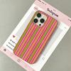 Phone Case For Iphone 17 Air 15 Plus 11 Pro Max 14 13 16 12 Black Anti Yellow Clear Scratch Resistant Green Brown Stripe Cover