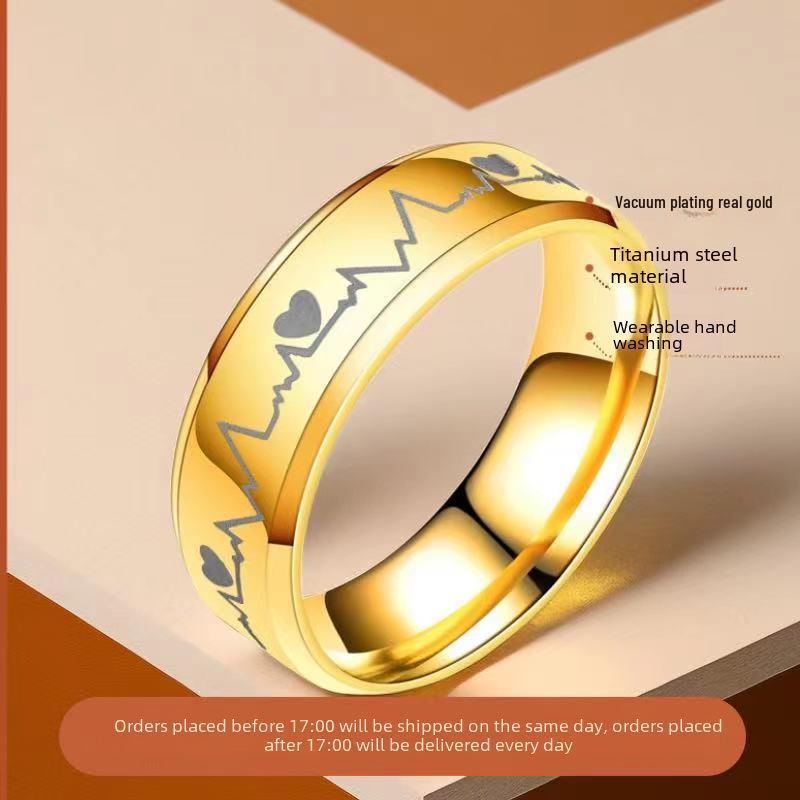 Men's Niche Design Stainless Steel Ring - Fade-Resistant Titanium Steel Jewelry