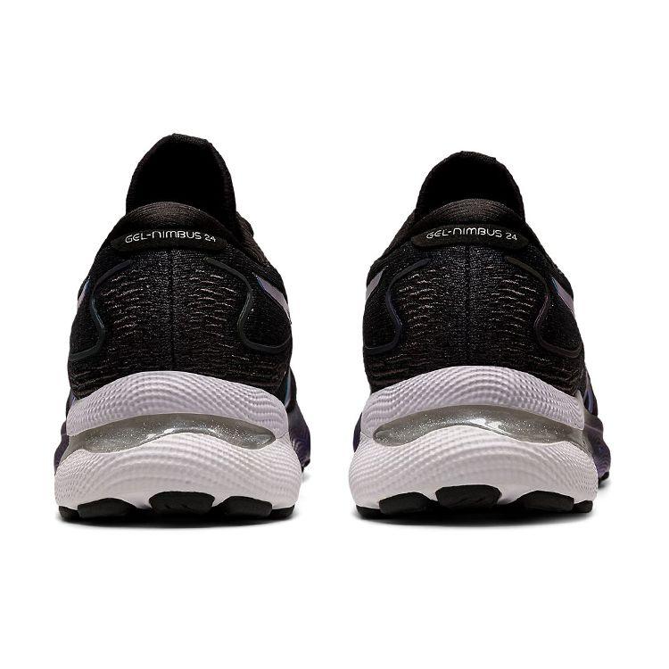 Asics ლარი Nimbus 24 შავი ჩაისფერი ქალის სპორტული ფეხსაცმელი 1012B306-001