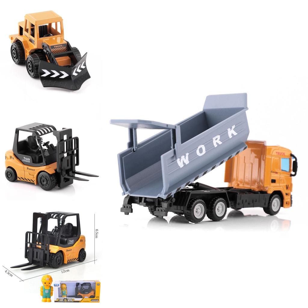Classic 164 Scale Construction Vehicle Model With Premium Alloy And Plastic Materials