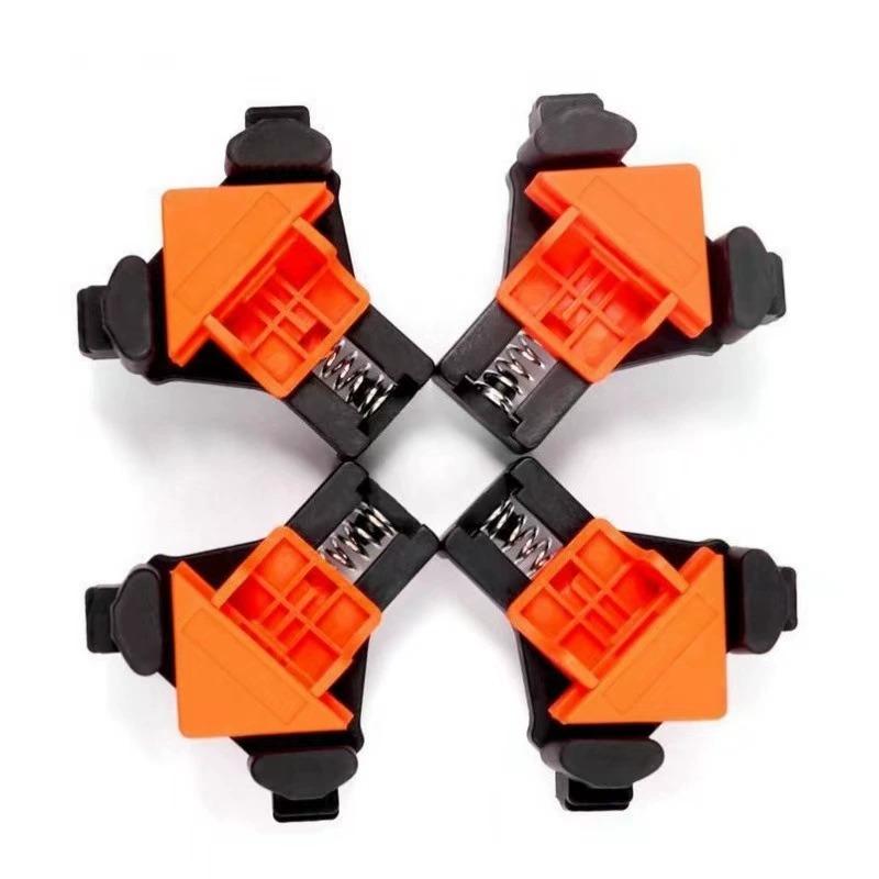 Professional Woodworking 90° Right Angle Clamps - Premium Accurate Frame and Cabinet Assembly Tools for Carpentry and DIY