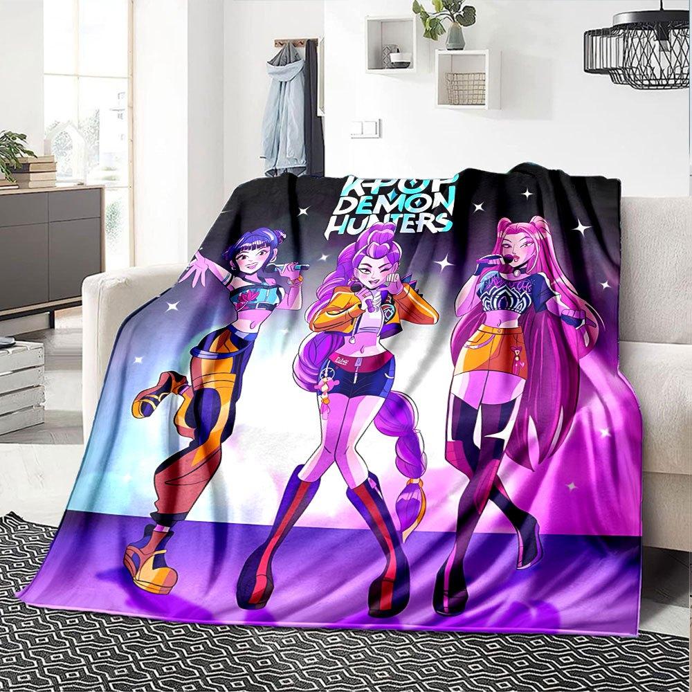1 Stück Hunter x (8) Weiche Warme Decke für Zuhause, Büro, Reisen, Ganzjahres-Gemütlichkeit, Bettwäsche-Geschenk, Büro-Gemütlichkeits-AccessoireB08