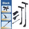 3 In 1 Snow Brush and Ice Scraper for Car Windshield Extendable Snow Removal 360° Pivoting Vehicle Winter Shovel Brush Snow Scraper with Long Handle