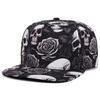 Printed New Skeleton Flat Edge Hat Street Dance Hiphop Hat Cycling Sunshade Skateboard Hat Baseball Hat Unisex