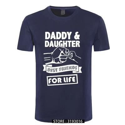 PAPA EN DOCHTER BESTE VRIENDEN VOOR HET LEVEN Unisex Populair T-shirt Klassieke Mode Katoenen T-shirt Hip Hop Streetwear Mannelijk Unisex