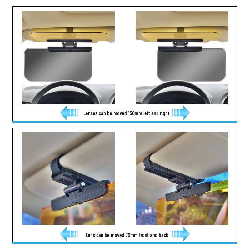 Car Anti-Glare Night Vision Sun Visor for Day and Night Driving