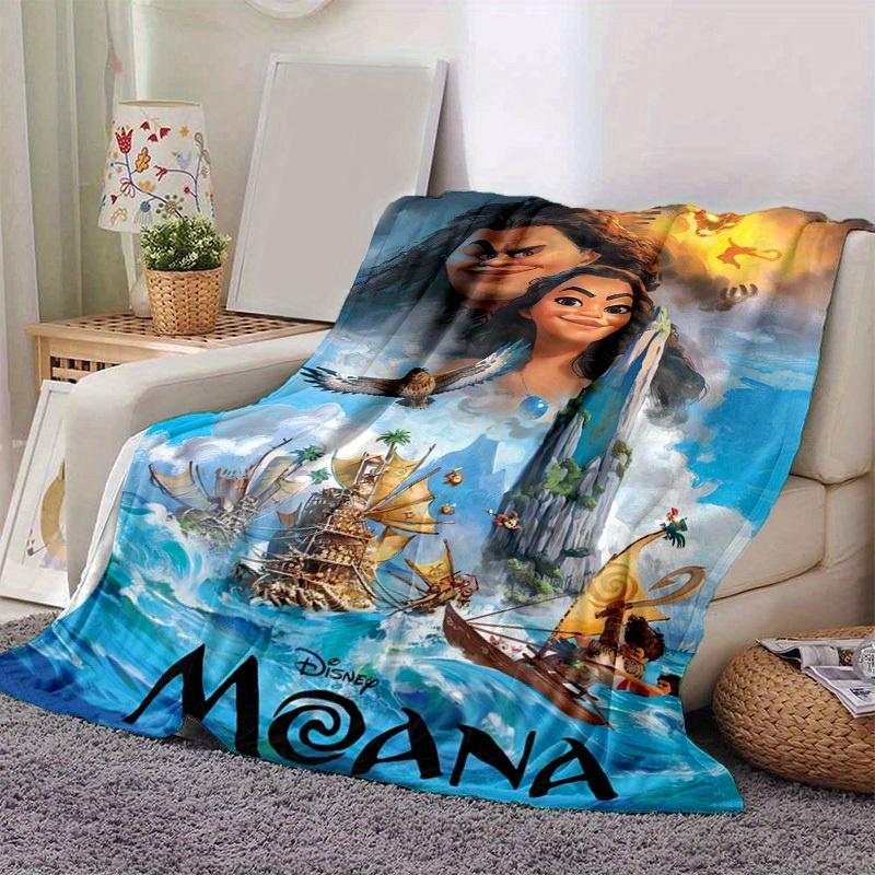 1pc, Moana Movie Poster Print Home Decor, Throw Blanket for Couch, Bed, Travel, Camping