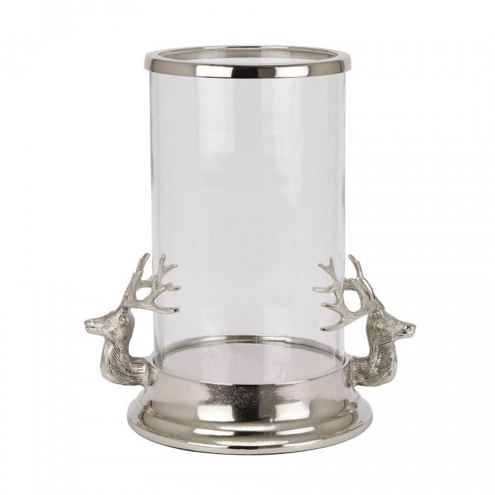 Hill Interiors Hurricane Stag Head Lantern