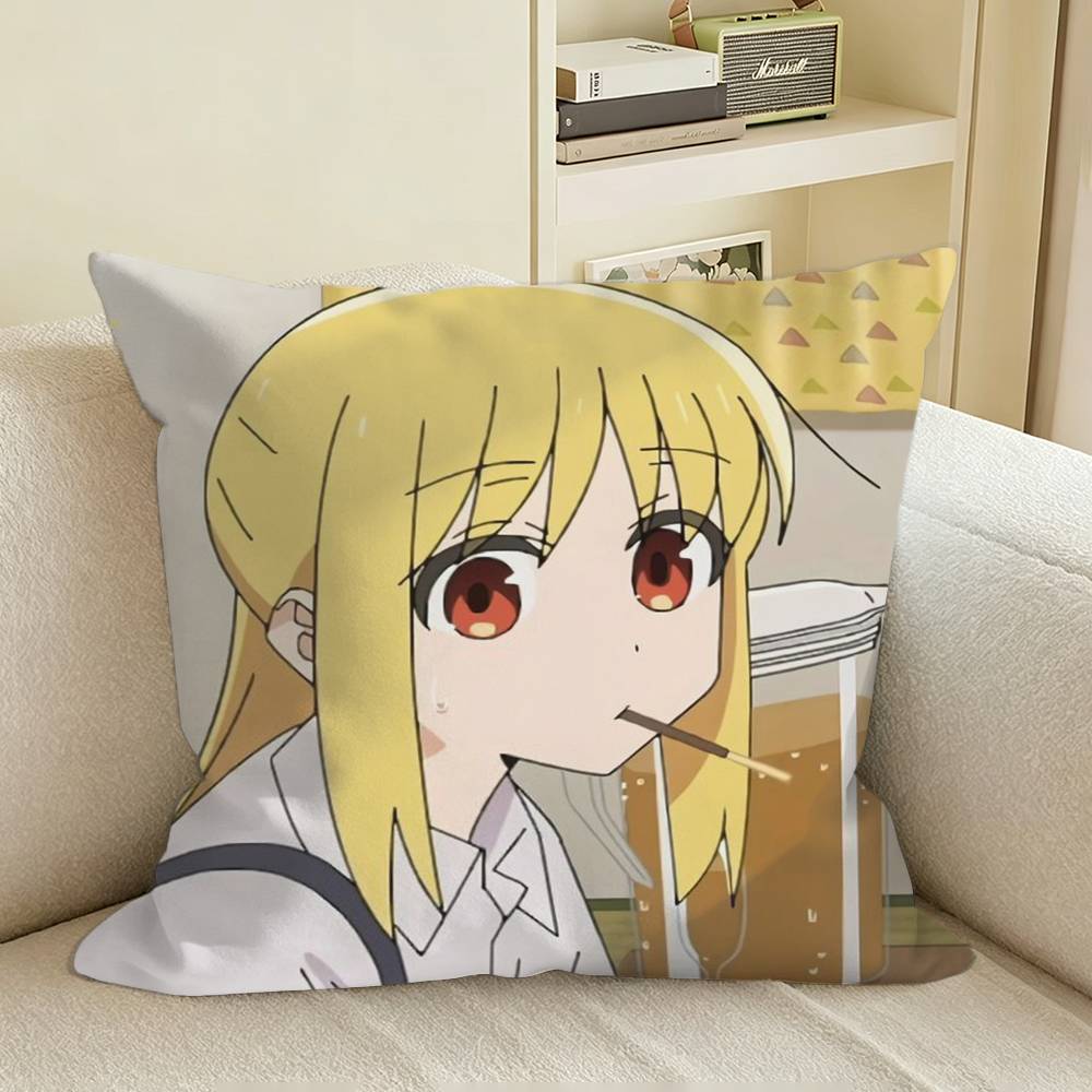 The Drummer Blonde hair NNijika Square Sofa Pillow Cover Solid Color Living Room Home Decor Cushion Case