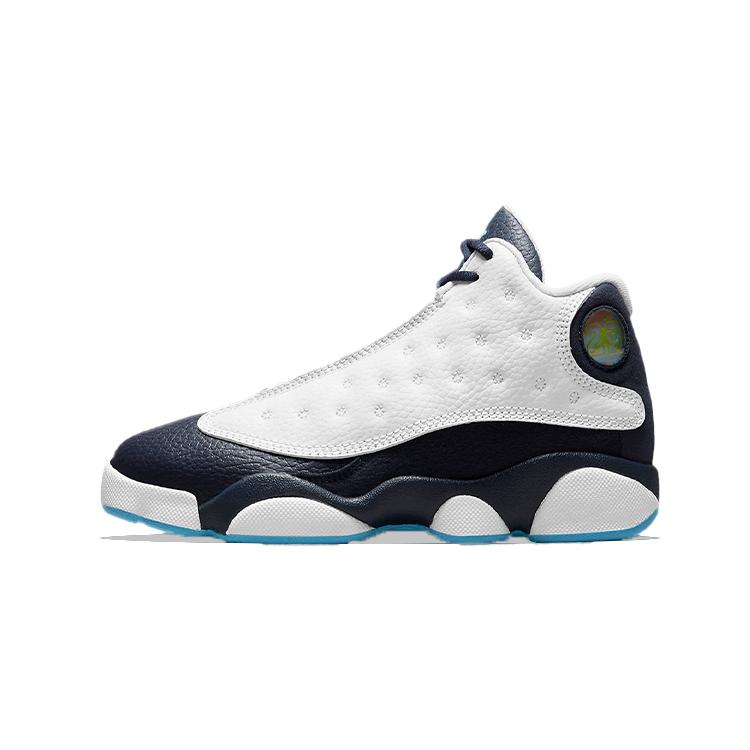 

Jordan 13 Retro White Obsidian Powder Blue PS DJ3005-144 35