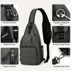 Sling Bag Lightweight Crossbody Sling Backpack for Women Men Large Shoulder Chest Bag Daypack for Hiking Traveling