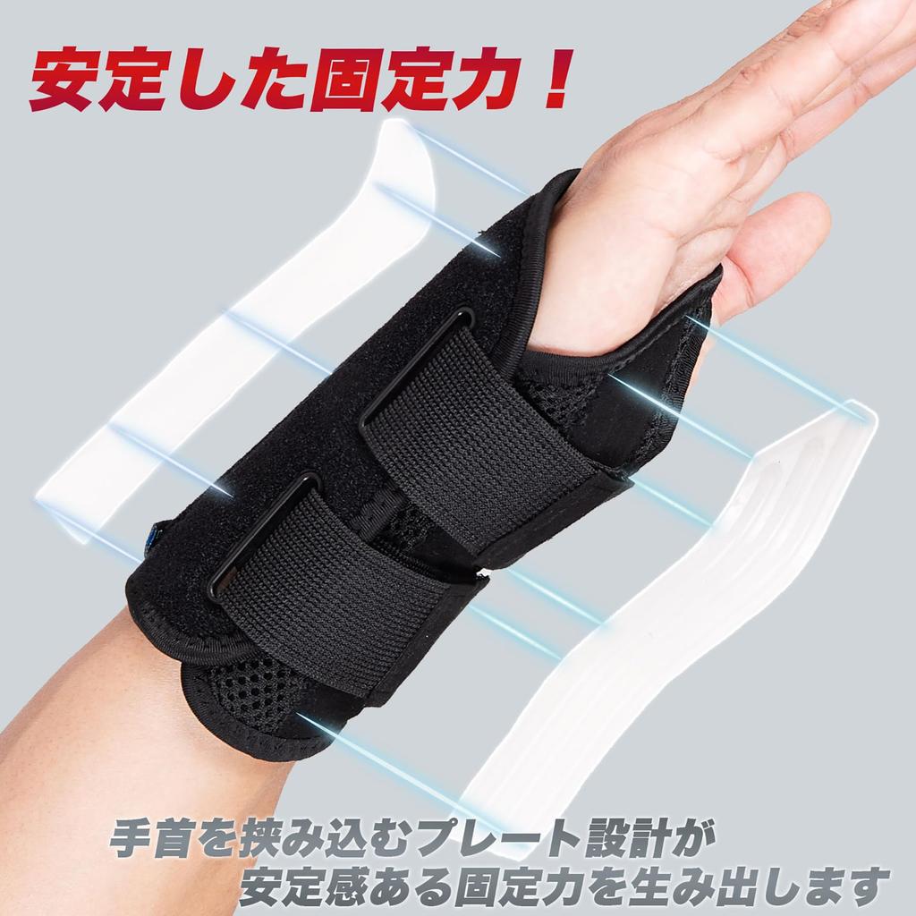Nithra Wrist Support Wrist Fixed Wrist Protection Housework Childcare Postpartum Sleeping Chiropractic Sports Large Size Mesh Fingerless Men Women