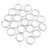20PCS Metal Hinged Ring Book Binder Split Key Rings Album Scrapbook Loose Leaf Clip (25mm)