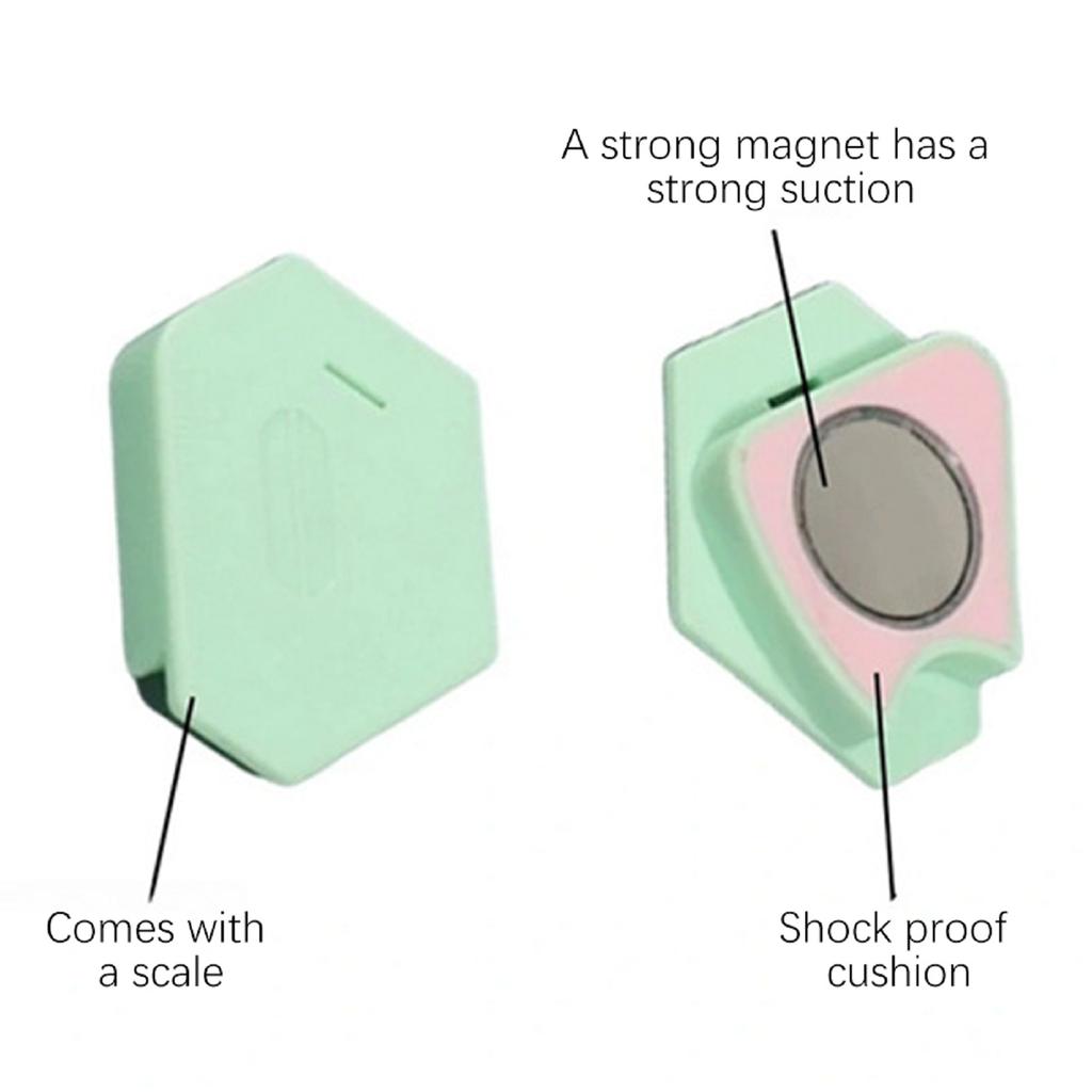 1/2/3 STÜCK Magnetische Nahtführung Nähmaschinenzubehör Rutschfeste Griff-Führung Magnete Positionierungswerkzeug Multifunktionslineal Saumformer