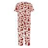 Women's Casual Two Piece Outfit Set Christmas Print Short Sleeve Pants