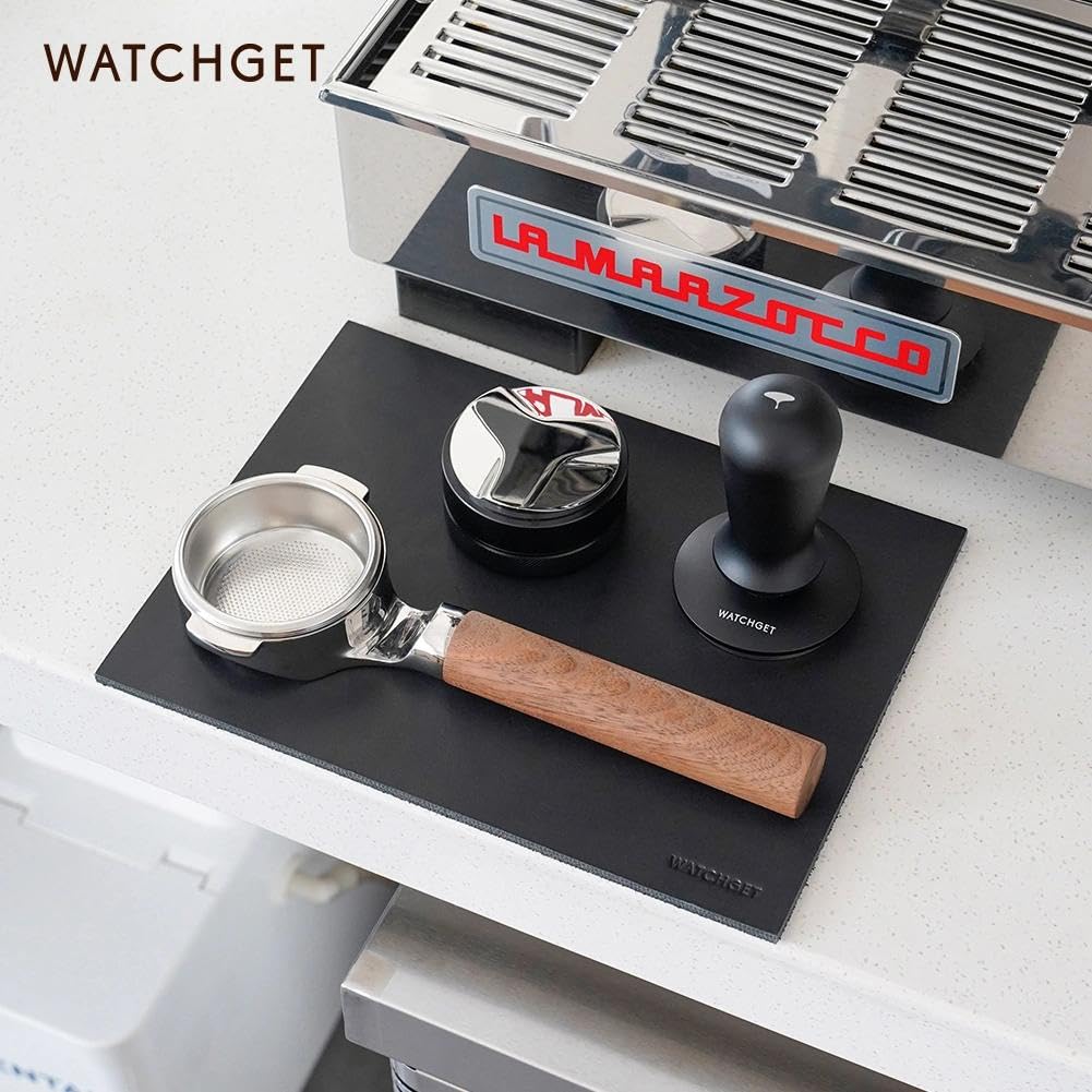 watchget 58mm Espresso Tamper, Stainless Steel Coffee Tamper, 30lbs Constant Pressure with Flat Base, Spring-Loaded Calibrated Tamper, Coffee