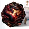 1pc Dragon Symbol Automatic Umbrella - Automatic Opening And Closing, Sturdy Iron Frame, Formal Occasions Yy251018162