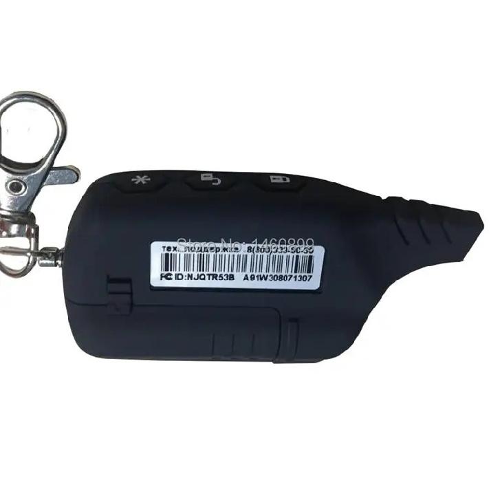 A91 2-way LCD Remote Control Key For Russia Original Dialog Security Two way Car Alarm System Engine Start Starline A91 Keychain
