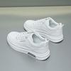 Warrior Casual Sneakers for Men, Versatile Sports Shoes, Breathable Leather Shoes, White Sneakers WXP(WZ)-2428 White-Gray 44