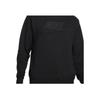 Nike FW22 Logo Print Patchwork Fleece Crewneck Sweatshirt Men Tops Black DQ4584-010