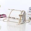 WTEMPO Faux Leather Solid Color Shiny Bags with Handlevening Party Bags Women's Underarm Zipper Bags Perfect for Commuting and Shopping
