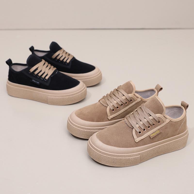 Shoes Women's Spring and Autumn New Breathable Soft-soled Single Shoes Comfortable and Wear-resistant Sports Shoes Casual Versatile Women's Shoes