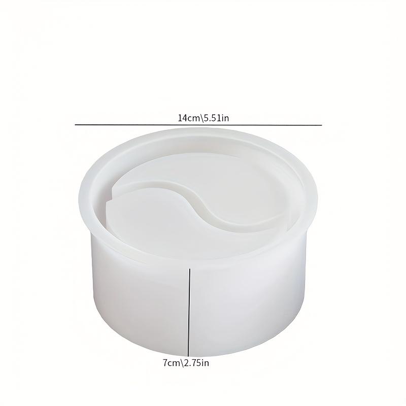 

Tai Chi Planter Silicone Moulds for DIY Concrete, Resin and Plaster Making - Modern Handmade Gifts for Craft Lovers