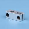 6MM 8MM Aluminiumlegierung Säule Parallele Klemme Mit Gleichem Durchmesser Optische Achse Befestigung Stahlrohr Runder Rahmenverbinder