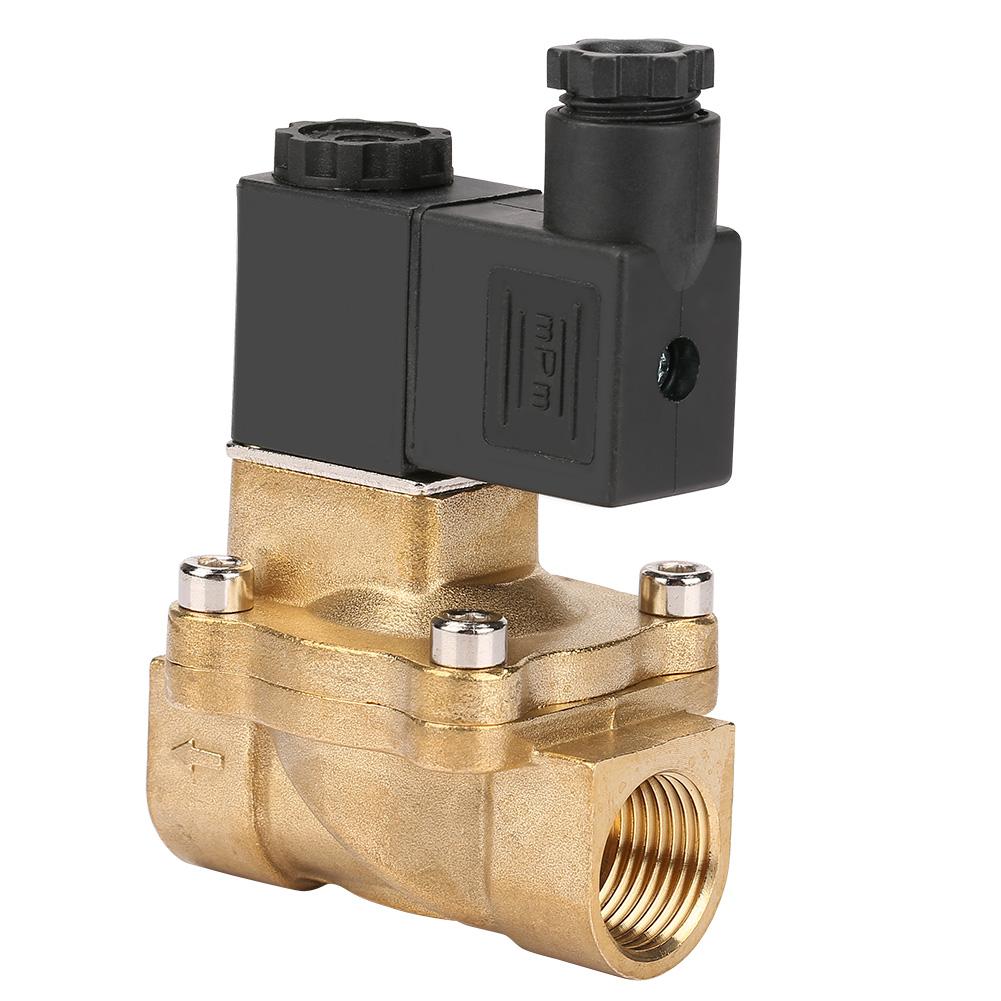 G1 2 Two Port Two Position Pilot Operated Solenoid Valve for Air Oil Water (DC24V)