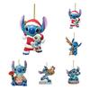 Enchanting Cartoon Anime Stitch Acrylic Pendant Christmas Tree Decoration Diy Crafts