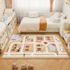 Fluffy Soft Boy Child Bedroom Decor Carpet Car Track Pattern Plush Mat Large Area Carpets for Living Room Home Thick Bedside Rug