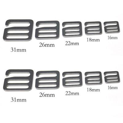6 Sizes Webbing Strap Buckle High Quality Stainless Steel Release Hook Sport Bag Buckle Outdoot Tool Parts