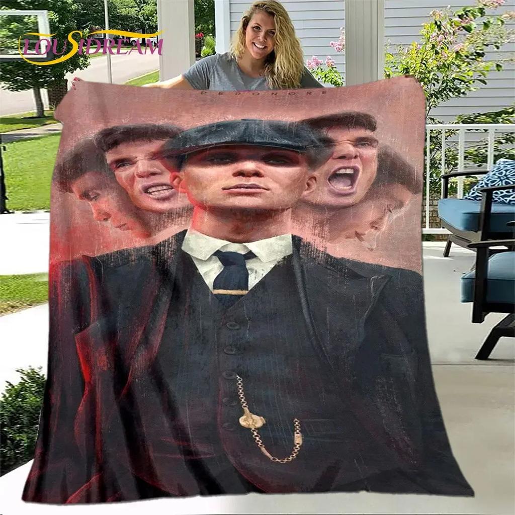 P-Peaky Blinders Tommy Shelby Soft Plush Blanket,Flannel Blanket Throw Blanket for Living Room Bedroom Bed Sofa Picnic Cover Kid