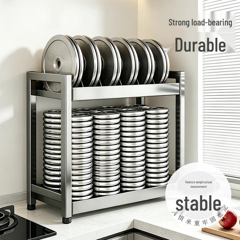 ASD Multi-functional 2-Tier Kitchen Countertop Storage Rack