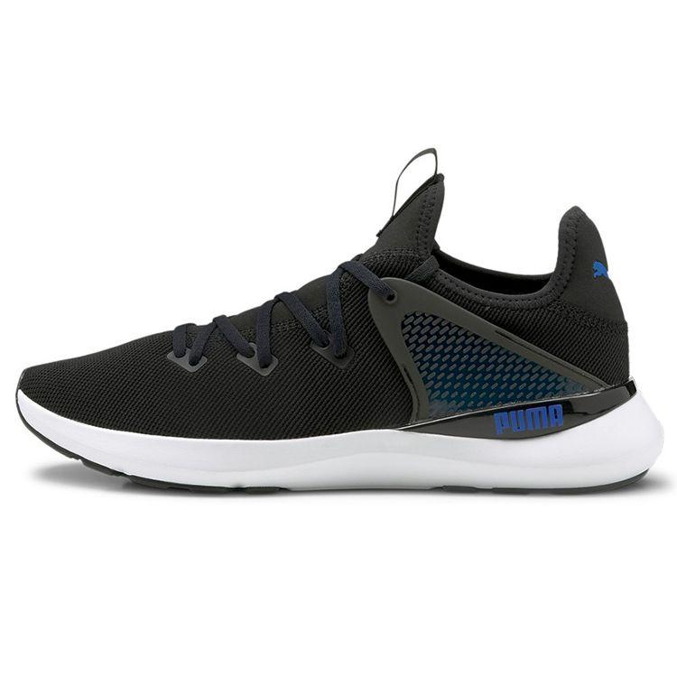 Puma Utility Comfortable Shock Absorbing Non-Slip Durable Low-Top Running Shoes Men Sneaker Black Blue 195162-04